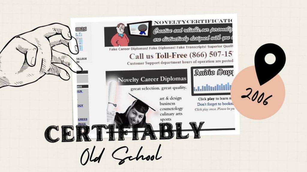 since 2006, noveltycertifications.com has remained a portal to accessing custom novelty certificate prints.